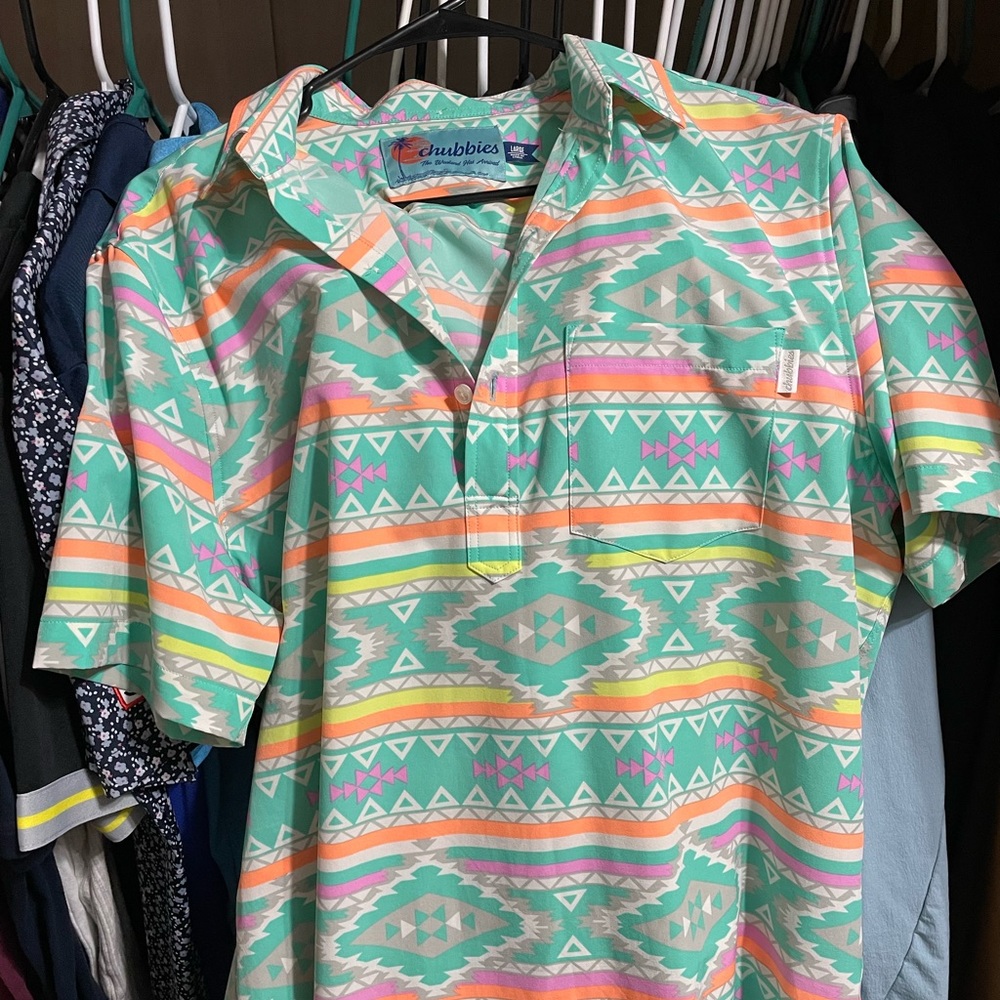 Chubbies golf shirt